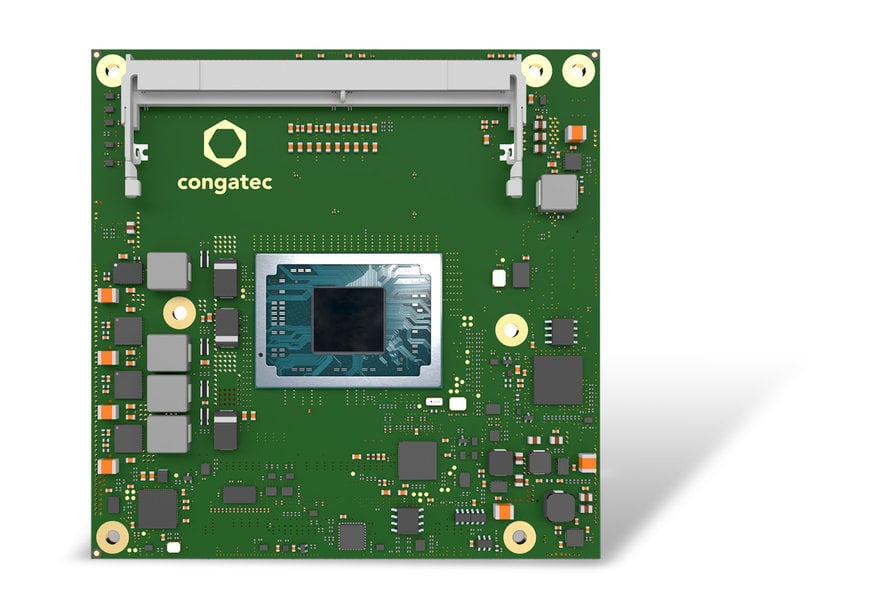 congatec stellt AMD Ryzen Embedded V2000 Prozessor auf COM Express Compact vor